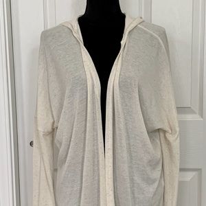 Ope front hoodie cardigan